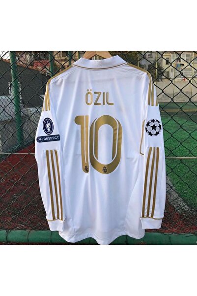 BYSPORTAKUS Real Madrid 2011/12 Sezonu Mesut Özil Nostalji Forması (WHİTE)