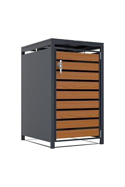 RVG Adăpost pentru coșuri de gunoi, imitație de lemn, model 1160x690x800mm