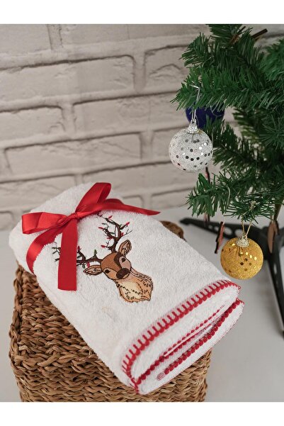 Baveno 100% Cotton Moden Special Embroidered 2-Piece Towel Set 41X71 cm