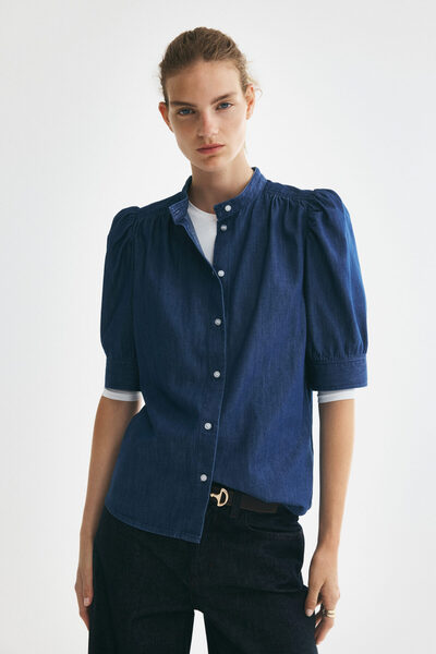 H&M Kabarık Kollu Bluz