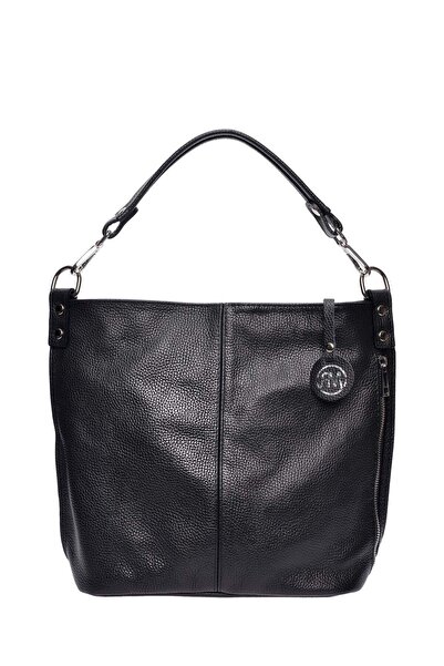 SimpleFind Roberta M Geanta piele -Laetitia-Negru,Geanta de umar piele natura...