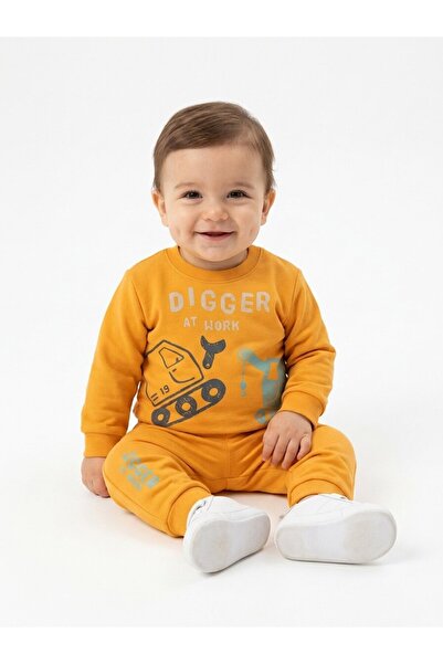 Kids Kingdom Cotton Crew Neck Baby Boy 2 Piece Set