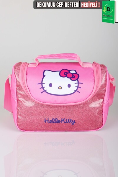 Hello Kitty x Geantă de prânz termoizolantă cu licență Dekomus, colecția Glit...