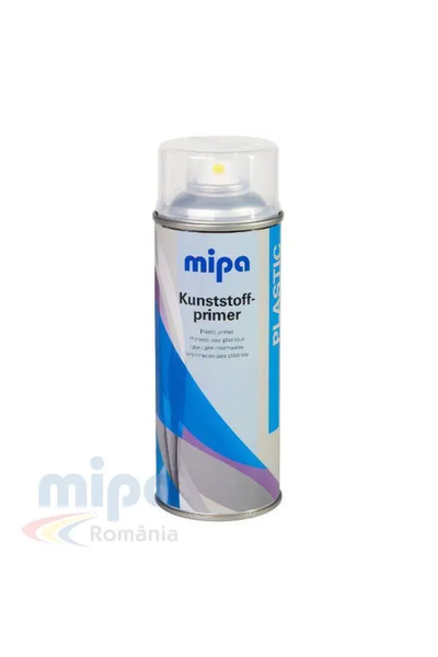 MIPA Spray grund transparent argintiu din plastic 400 ml