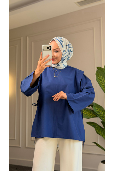 Suede Style 6558 - Stylish, Comfortable, Underarm Side Tie Detail, Woven Soft...