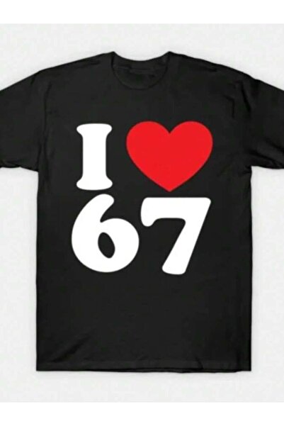 9JY تي شيرت Six Seven 67 Meme للنساء ملابس الهيب هوب ستريت وير بأكمام قصيرة ت...