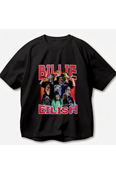 SVART WEAR Billie Eilish Printed Vintage Y2K Retro Unisex Oversize 100% Cotto...