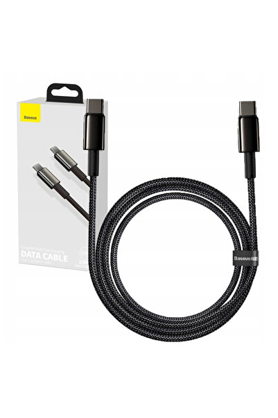 Baseus Cablu USB-C la USB-C pentru laptop, telefon, tabletă, încărcare rapidă...
