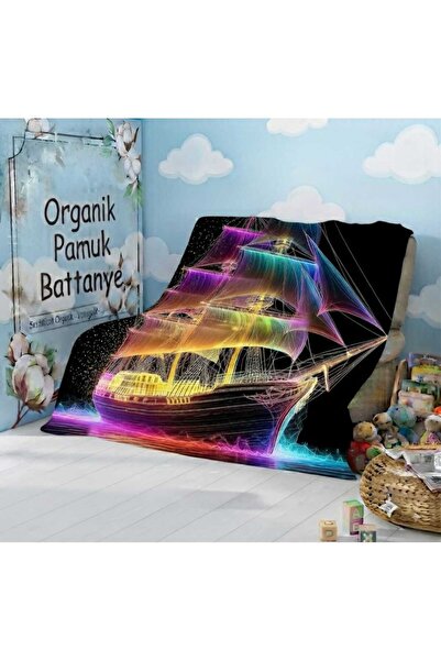 Elmas Dizayn Teen Kids Television Tv Seat Bed Camping Blanket Cover 100%100 O...