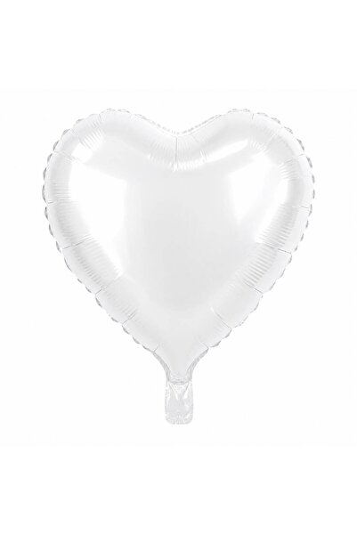 BEYAZ KALPLİ FOLYO BALON 45CM