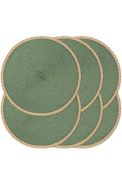 Morvena Picks Un set de 6 suporturi rotunde pentru farfurii – suporturi pentr...