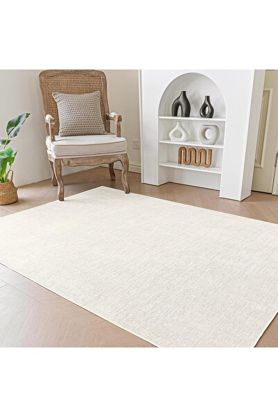 OtherMax Covor shaggy modern, moale, antiderapant, dreptunghiular, bej, 60x90...
