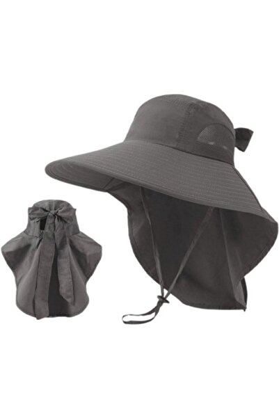 STARSTAR Women's Sun Hat - Wide-brimmed Bucket With ponytail opening and neck...