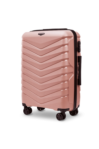 WINGS BRAND Valiză medie Wings PHOENIX 2.0 polipropilenă 24 " AUR ROZ