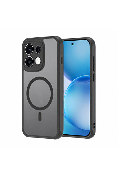 Techsuit Θήκη για Oppo Reno16 Pro, HaloFrost II MagSafe, αντικραδασμική, μαύρη
