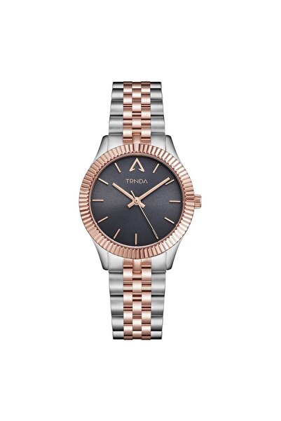 TRNDA Women's Stainless Steel Watch, Gray Dial | Trn-032srg