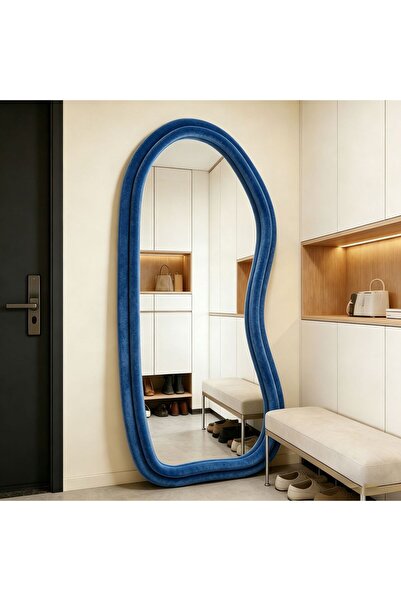 Generic Maple Home Velvet Full Length Mirror, Dark Blue, 70x170cm, Aesthetic ...