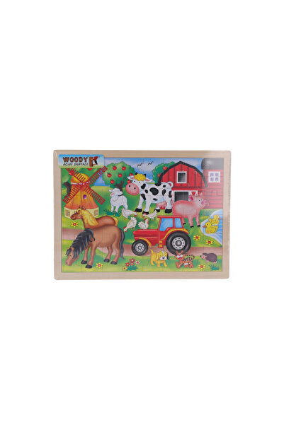 SORA GROUP 6476 Sun-Kdm-Woo-Tahta Pzl 48 Farm Animals