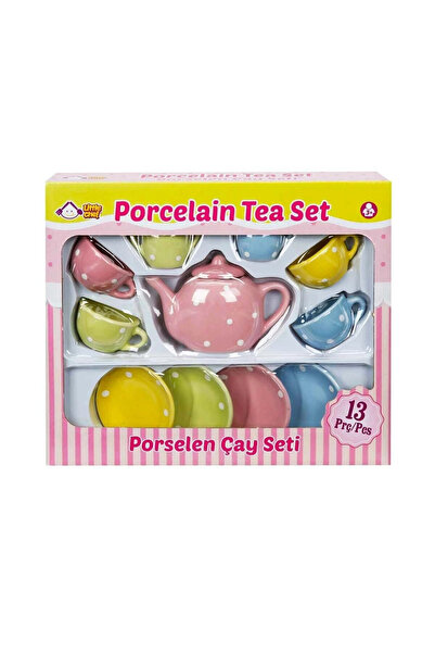 SORA GROUP Porcelain Tea Set 13 Pieces - Model in Stock Will Be Sent