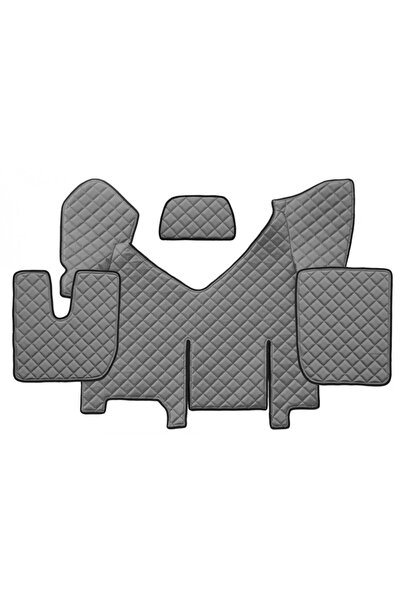 DELUXETUNING Set covorase camion, piele ecologica compatibile cu Iveco Strali...