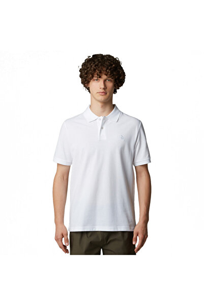 THE NORTH FACE ΒΑΣΙΚΟ ΚΑΝΟΝΙΚΟ ΠΟΛΟ NF0A8C1PFN4-FN4 Λευκό