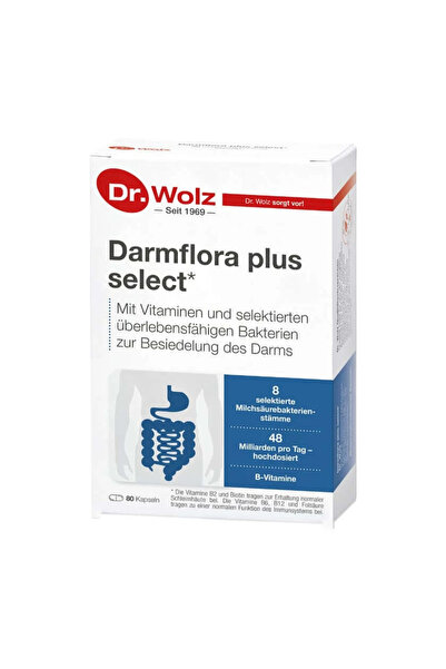 Dr. Wolz Ντάρμφλορα πλας σέλεξτ με 8 είδη προβιοτικών καλλιεργειών 40 κάψουλες