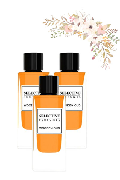 Selective 3 قطع من عطر العود الخشبي 85 مل
