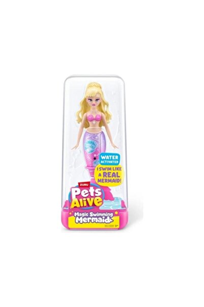 GIOCHI PREZIOSI Zuru Pets Alive Magic Swimming Mermaid Su ile Çalışan Yüzen D...