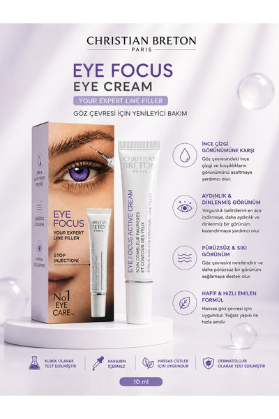 Christian Breton Eye Focus 10 ml – Intensive Moisturizing and Renewing Care C...