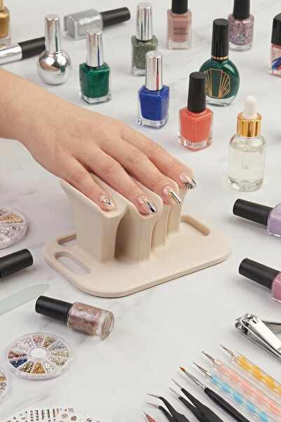 3dprototürk Professional Manicure Stand - Ergonomic Hand Support & Nail Polis...