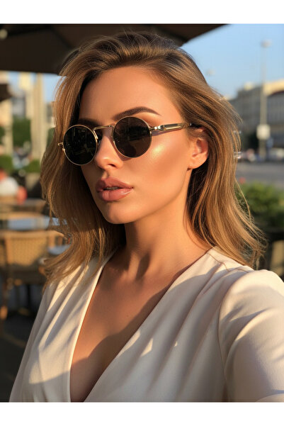 Take Two By Styli Steampunk Small Round Sunglasses