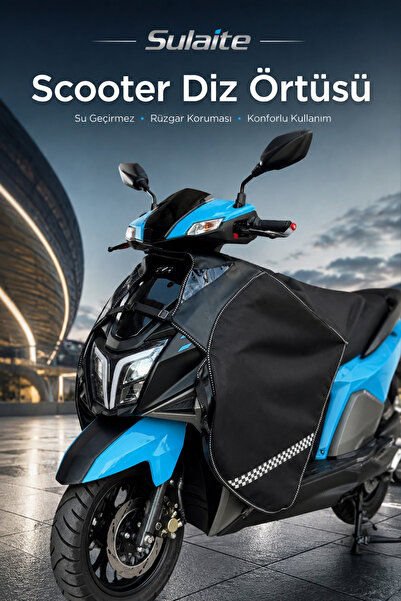 SULAITE Scooter Rüzgar ve Su Geçirmez Premium Diz Koruma Örtüsü