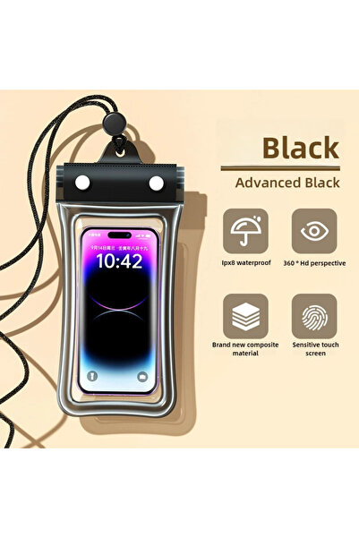 Choice4 Black Universal Waterproof Phone Cases Bag For Various Models iPhone ...