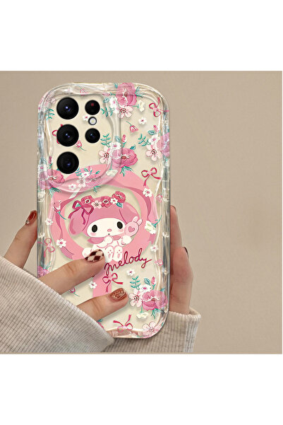 Choice54 Clear Galaxy A17 Melody Kuromi Cinnamoroll Floral 3D Case for S26 S2...