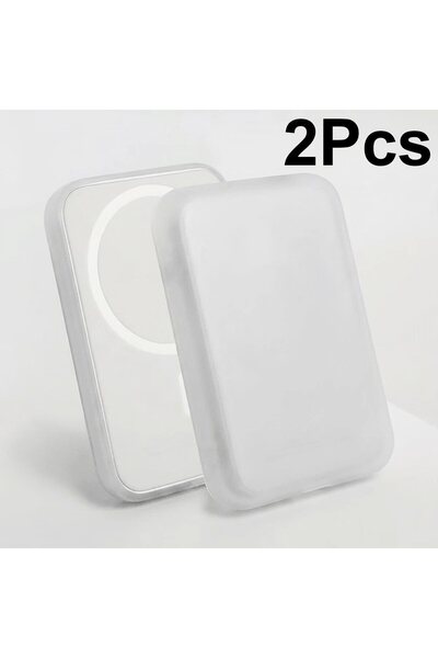 Choice4 2Pcs 3/2/1Pc Magnetic Power Bank Protective Case - Tpu Anti-Drop Prot...