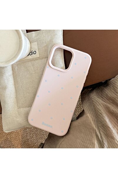 Choice90 iPhone 13 Pink Korean Polka Dot Phone Case For iPhone 11 12 13 14 15...