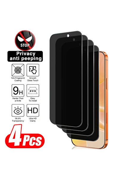 Choice22 iPhone 13 4 Pieces 4Pcs Anti-Spy Screen Protector For iPhone 11 12 1...