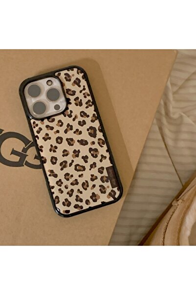 Choice6 iPhone17 Pro A Korean Ins Luxury Leopard Print Same Style Cool Resin ...