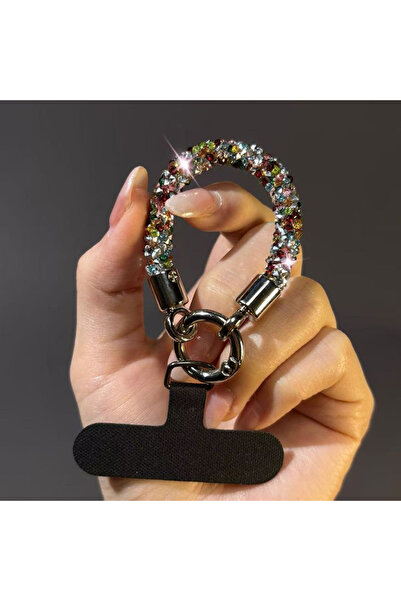 choice2 Other Black Colorful Candy Colors Sparkling Crystal PU Leather Rope K...