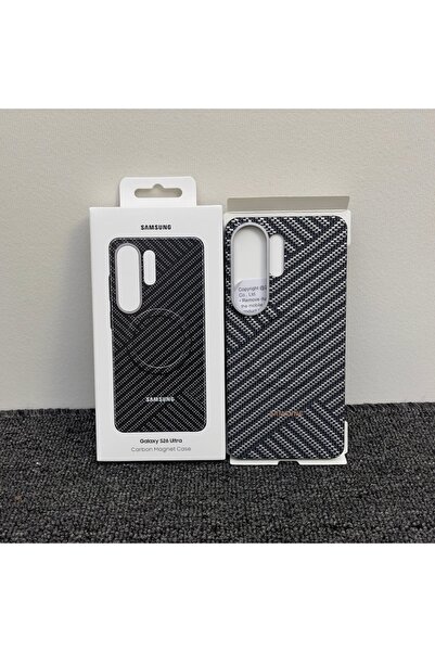 choice2 SAMSUNG Galaxy S26 Ultra GRAY Luxury Carbon Fiber Texture Magnetic Ca...