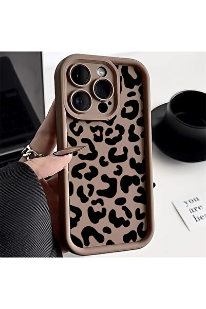 Choice42 iPhone 13 5DF57 Soft TPU Leopard Painted Phone Case For iPhone 17 16...