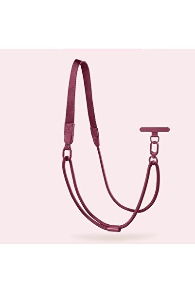Choice5 Red New Mobile Phone Adjustable Long Lanyard 360° Rotation Card Fashi...