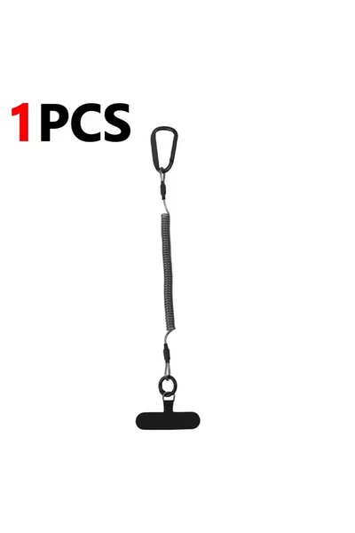 choice2 1PCS 1/2/3Pcs Anti-theft Retractable Safety Coiled Lanyard with Alumi...
