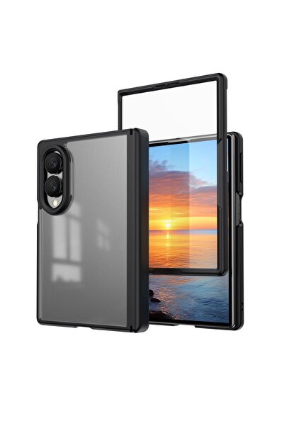 Choice9 Galaxy Z Fold 8 black NO Film Matte Translucent Shockproof Hinge Prot...