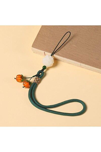 Choice1 Dark green Persimmon Amulet Phone Pendant Wrist Strap for Men and Wom...