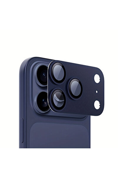 Choice6 iPhone 17 Pro Blue 1Pcs Metal Glass Camera Lens Protector for IPhone ...