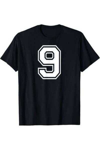 NOURAM 9 Number Nine Team Sports Graphic Design Matching Varsity T-Shirt