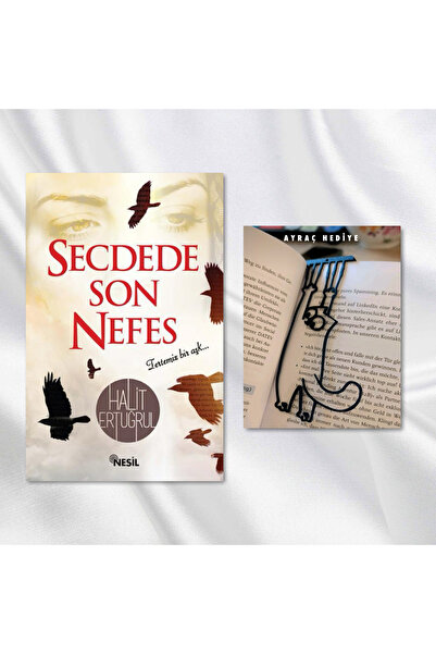 Nesil Yayınları SECDEDE SON NEFES / SALLANAN KEDİ FİGÜRLÜ KİTAP AYRACI HEDİYE