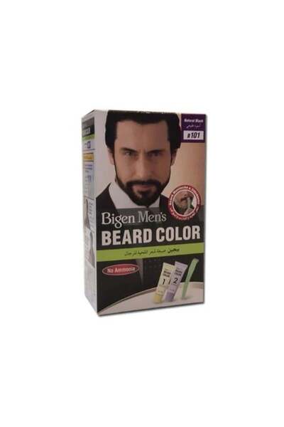 Bigen Beard صبغة اللحية الطبيعية السوداء للرجال من بيجن B 101 - عبوة واحدة