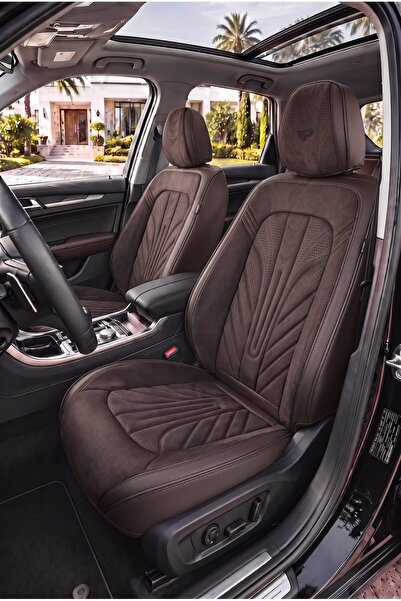Panda Kılıf Panda Premium Verona Series Velvet and Leather Fabric Car Seat Co...